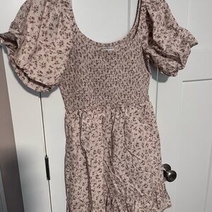 Floral Puff Sleeve Dress